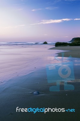 Burleigh Heads Beach During The Day Stock Photo