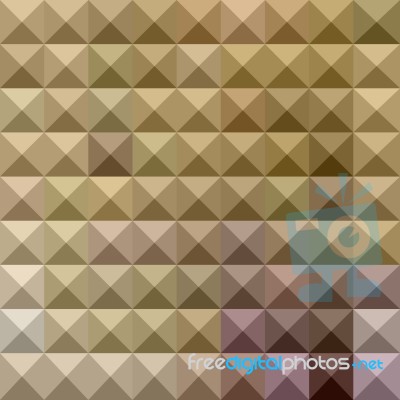 Burlywood Brown Abstract Low Polygon Background Stock Image