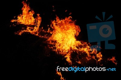 Burning Stock Photo