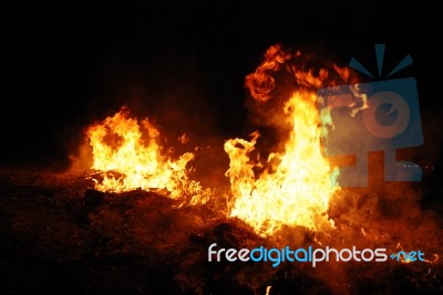 Burning Stock Photo