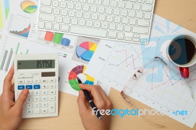 Business And Finanace Diagrams Stock Photo