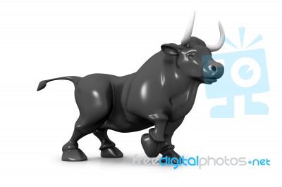 Business Bull Stock Image