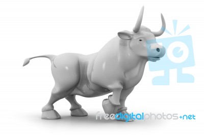 Business Bull Stock Image