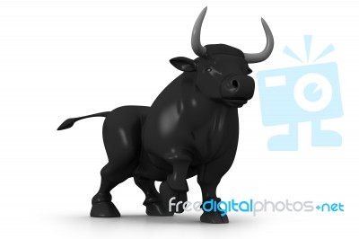 Business Bull Stock Image