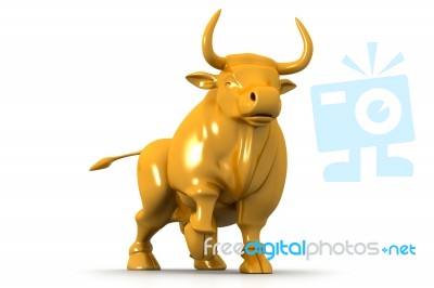 Business Bull Stock Image