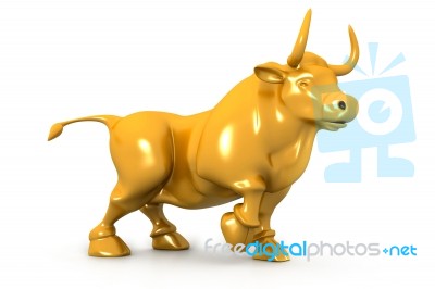 Business Bull Stock Image