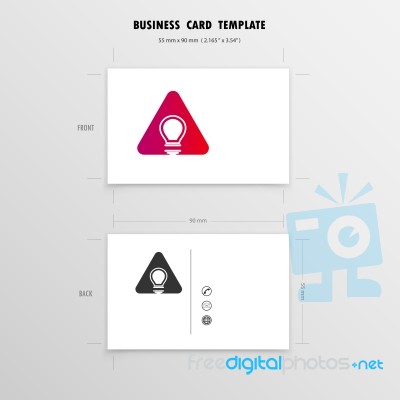 Business Cards Design Template Stock Image