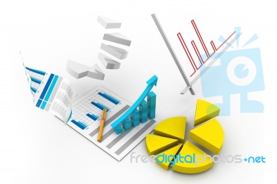 Business Chart Stock Image