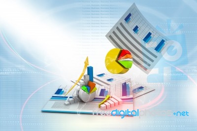 Business Chart Stock Image