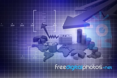 Business Chart Stock Image