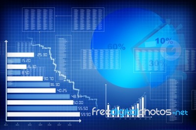 Business Chart Stock Image