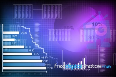 Business Chart Stock Image