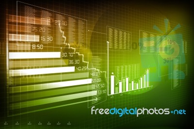 Business Chart Stock Image