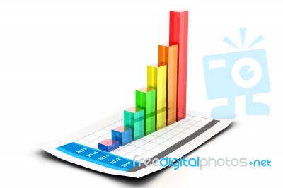 Business Chart And Graph Stock Image