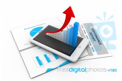 Business Chart And Graph Stock Image