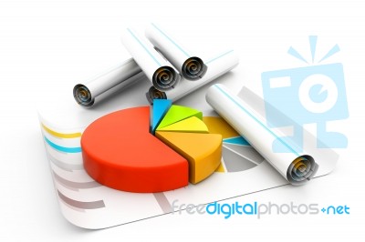 Business Chart And Graph Stock Image