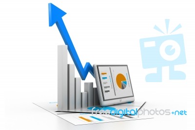 Business Chart And Graph Stock Image