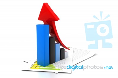 Business Chart And Graph Stock Image