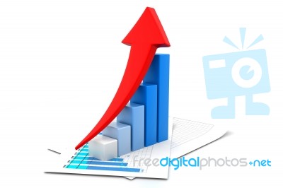 Business Chart And Graph Stock Image