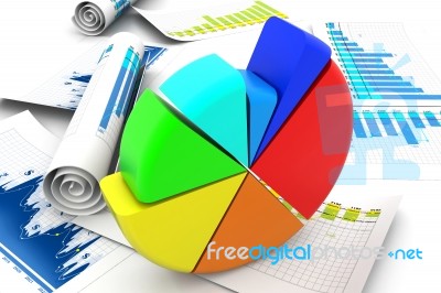 Business Chart And Graph Stock Image