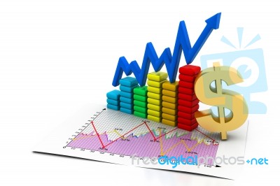 Business Charts Stock Image