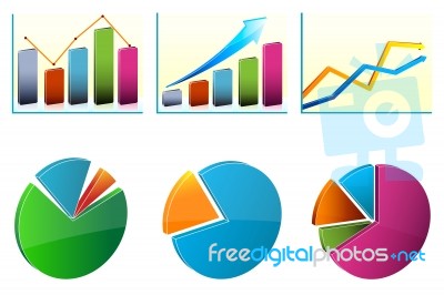 Business Charts And Graph Stock Image