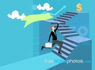 Business Competition Stock Image