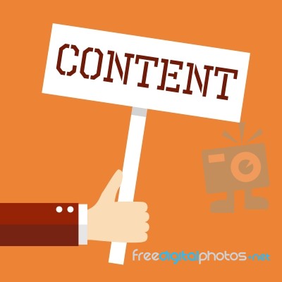 Business Concept, Content Stock Image