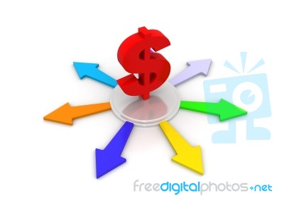 Business Concept Dollar Stock Image