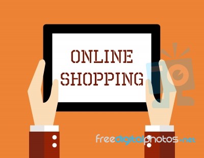 Business Concept, Online Shopping Stock Image