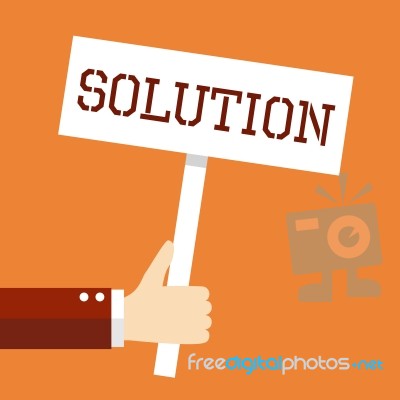 Business Concept, Solution Stock Image