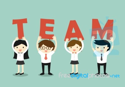 Business Concept, Teamwork Concept Stock Image