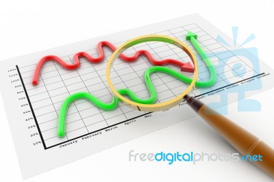 Business Concept With Charts Stock Image