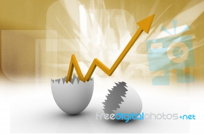 Business Graph Stock Image