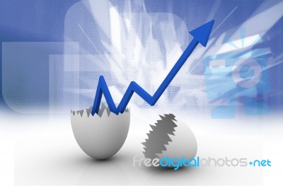 Business Graph Stock Image