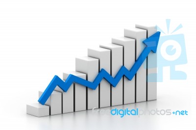 Business Graph Stock Image