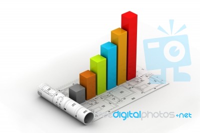 Business Graph Stock Image