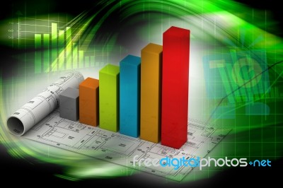 Business Graph Stock Image