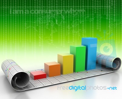 Business Graph Stock Image