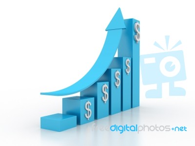 Business Graph Stock Image