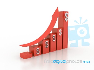 Business Graph Stock Image