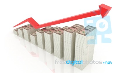 Business Graph Stock Image