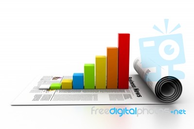 Business Graph Stock Image