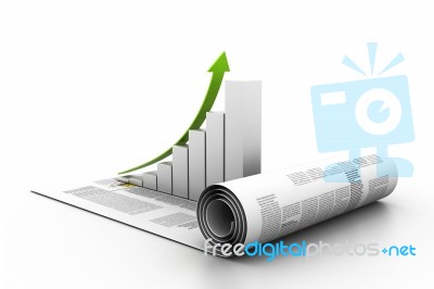 Business Graph Stock Image