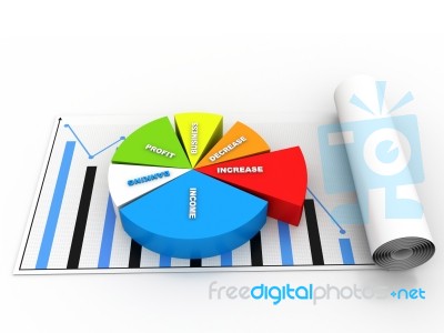 Business Graph Stock Image