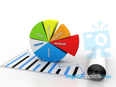 Business Graph Stock Image