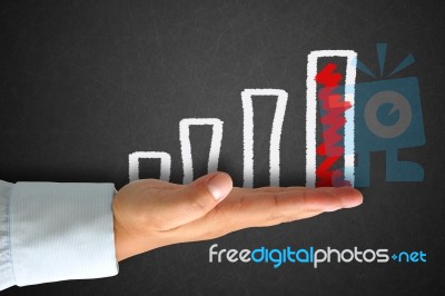 Business Graph Stock Image