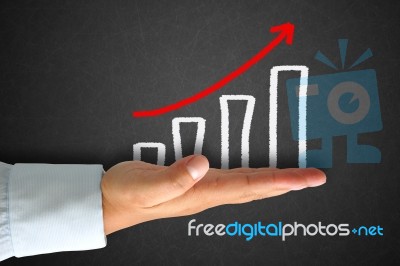 Business Graph Stock Image