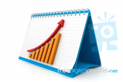 Business Graph Stock Image