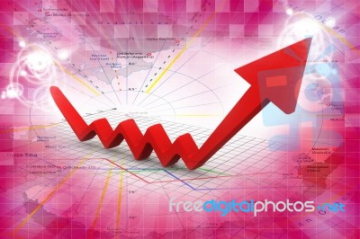 Business Graph Stock Image